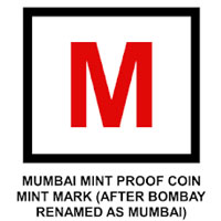 Mumbai Mint - Proof Coin Mint Mark	