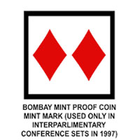 Bombay Mint - Proof Coin Mint Mark 1997