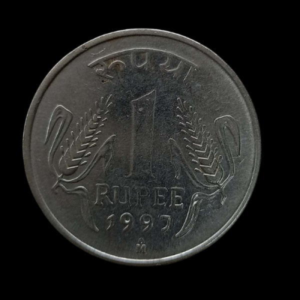 1 Rupee coin 1997 Mexico Steel