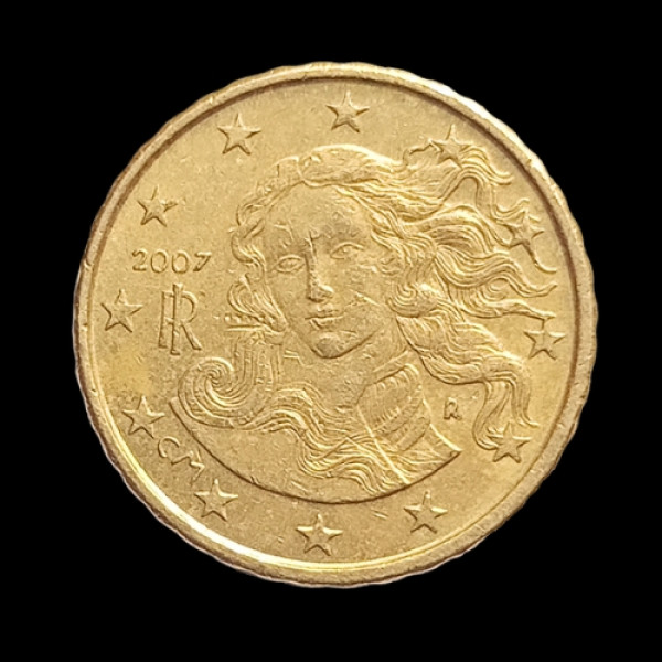 10 Euro Cent Coin Italy 2007