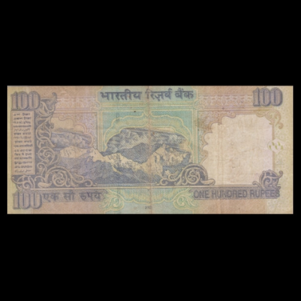 100 Indian Rupee Note Mahatma Gandhi Series Y.N.Reddy(2008)