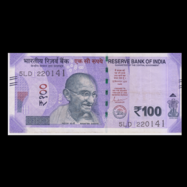 100 Indian Rupee Note Mahatma Gandhi New Series(Sanchi Stupa Rani Ki Vav, Swachh Bharat Shaktikant Das (Birthday Note - 22-Jan-1941 )