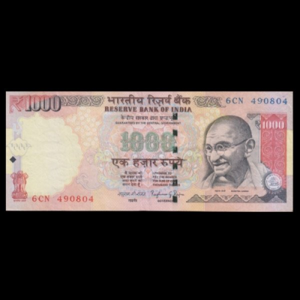 1000 Indian Rupee Note Mahatma Gandhi Rupees Reserve Bank Note Indian ...
