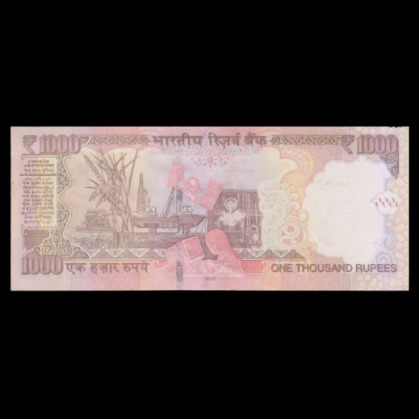 1000 Indian Rupee Note Mahatma Gandhi Rupees Reserve Bank Note Indian Economy Series - Y N Reddy
