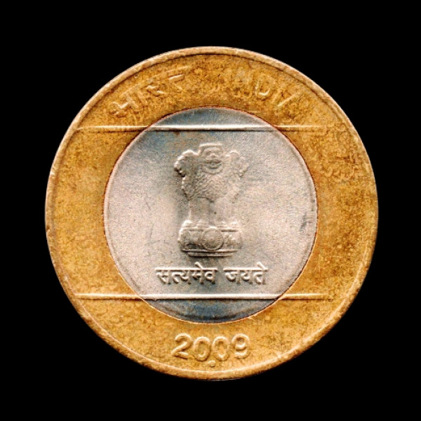 Indian 10 Rupees Coin 2009