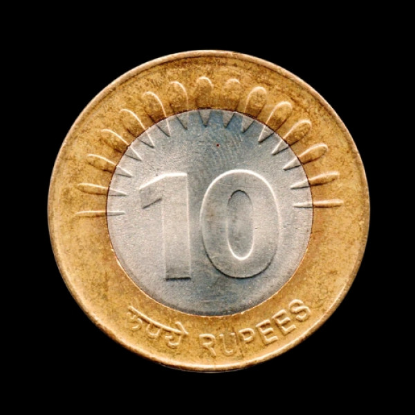 Indian 10 Rupees Coin 2009