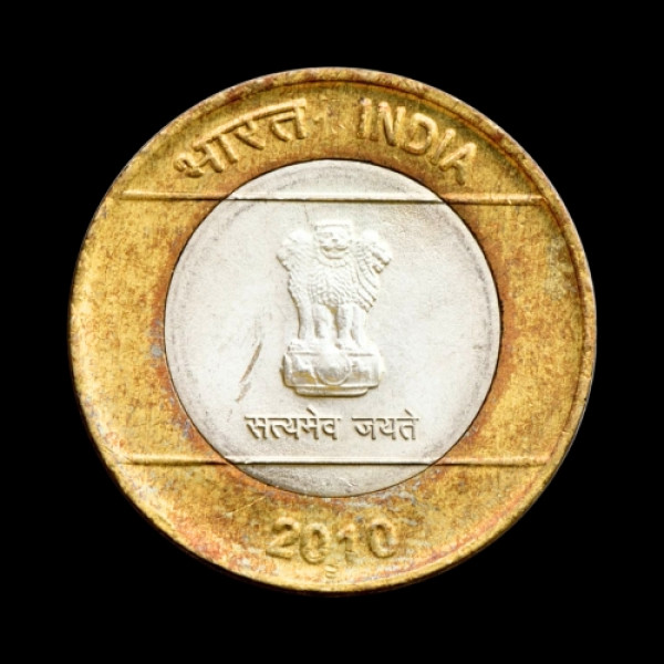 indian 10 rupee coin -2010