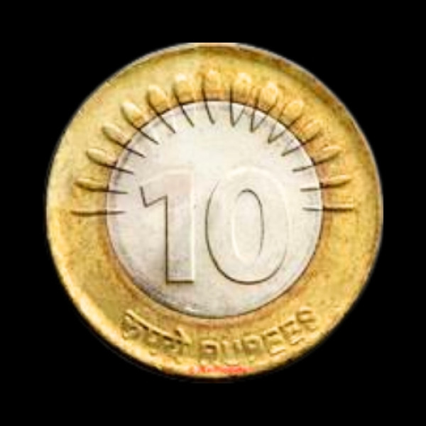 indian 10 rupee coin -2010