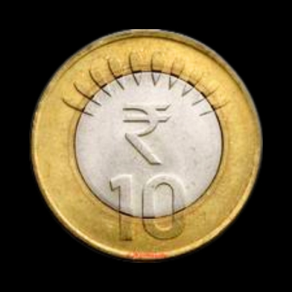 Indian 10 Rupee Coin 2011