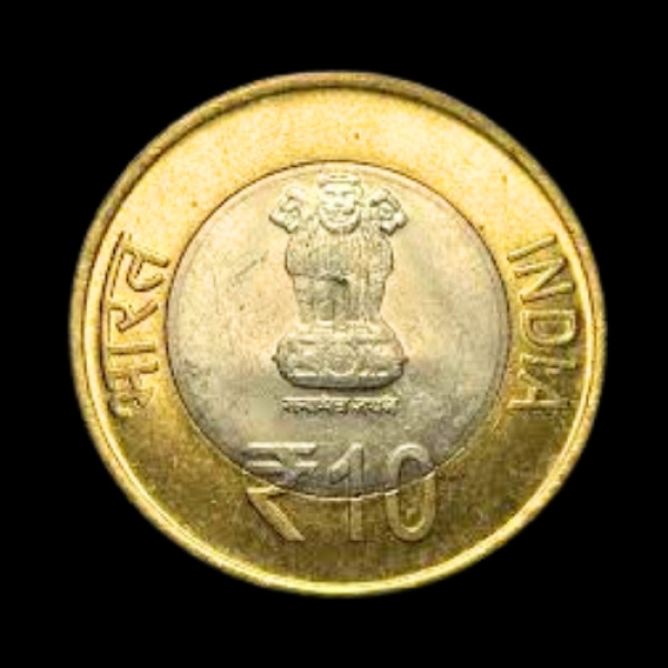 Indian 10 Rupee  60 Years of Indian Parliament Coin- 2012