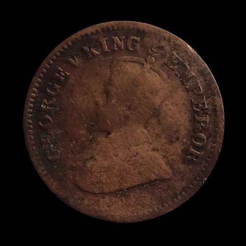 India Half Paisa Coin – 1928 (George V)