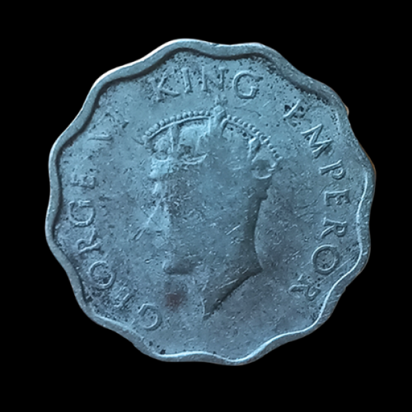 Indian One Anna GEORGE VI KING EMPEROR -1939