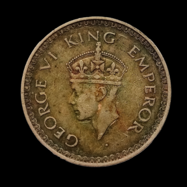 Indian One Rupee GEORGE VI KING EMPEROR -1943