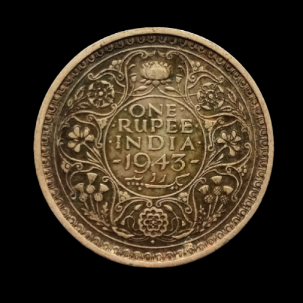 Indian One Rupee GEORGE V KING EMPEROR-1941