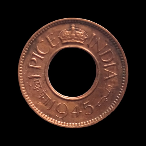 Indian One Paise Coin – 1945