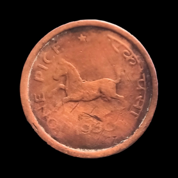 Indian One Paise Coin- 1950