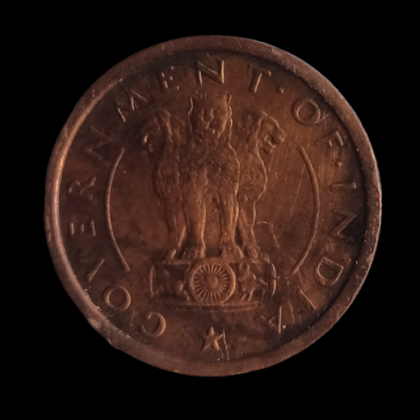 Indian One Paise Coin -1953