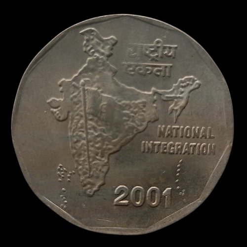 Indian 2 Rupees Coin – 2001