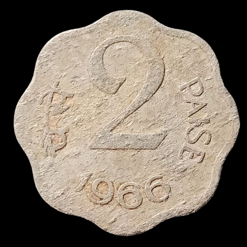 Indian 2 Paisa Coin – 1966
