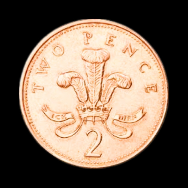 UK 2 Pence coin - 2004