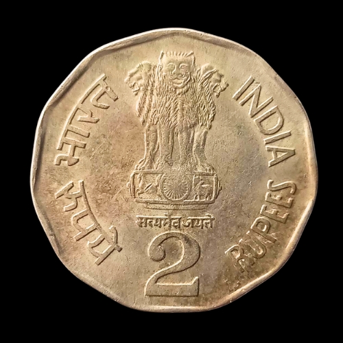 Indian 2 Rupees Coin – 1993