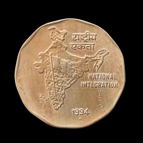 Indian 2 Rupees Coin – 1994