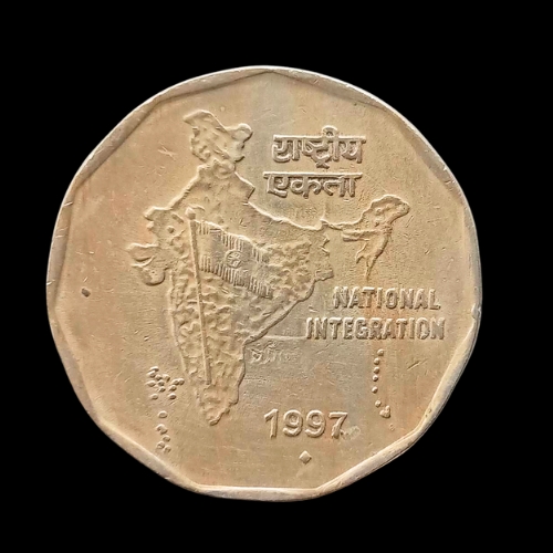 Indian 2 Rupees Coin – 1997