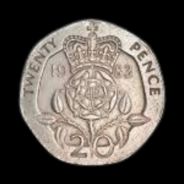 UK 20 Pence Coin - 1983