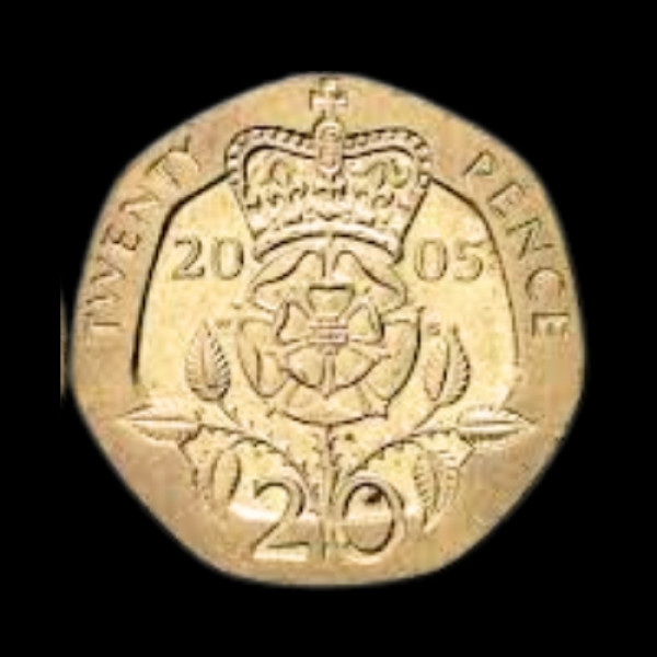 UK 20 Pence Coin - 2005