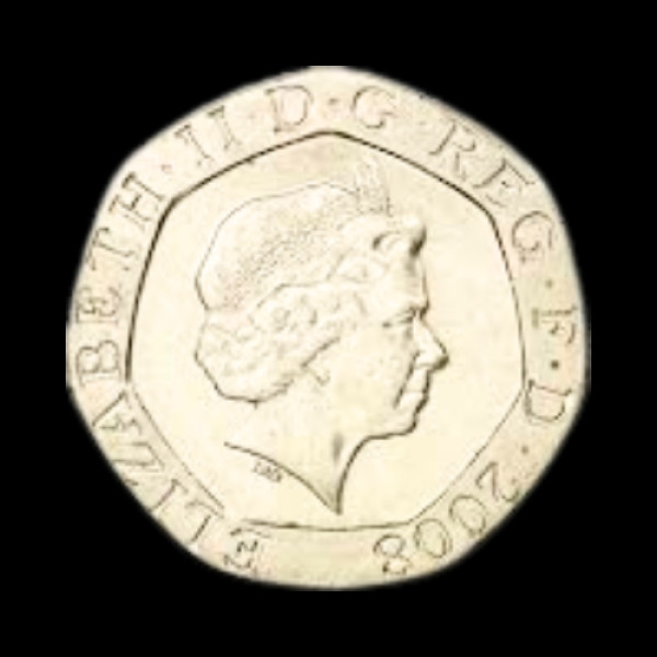 UK 20 Pence Coin - 2008