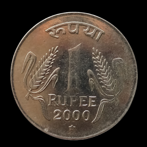 Indian One Rupee Coin-2000