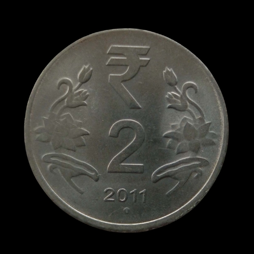 Indian 2 Rupees Coin – 2011