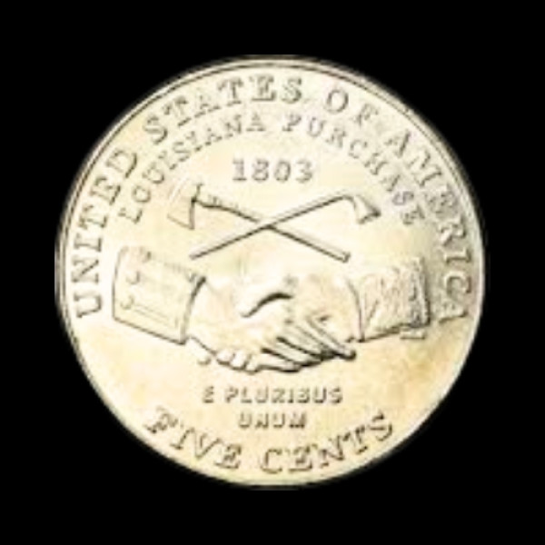 USA Louisiana Jefferson Nickel Dollar (5 Cents) - 2004