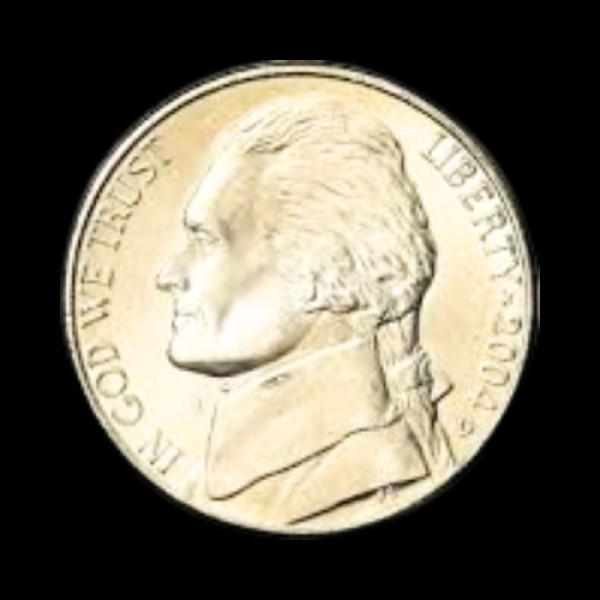 USA Louisiana Jefferson Nickel Dollar (5 Cents) - 2004