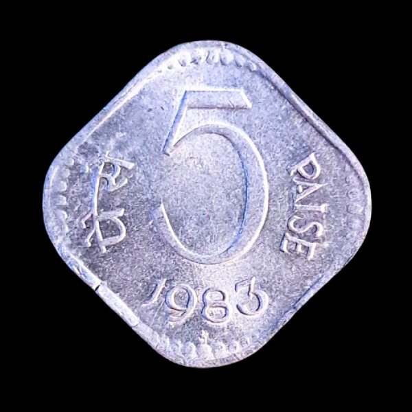 Indian Five Paisa Coin – 1983
