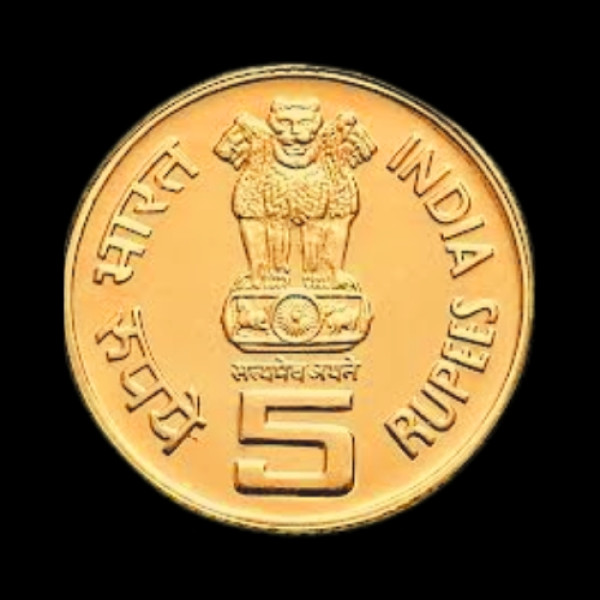 Indian 5 Rupees  150 Years The First War Of Independence - Mumbai Mint Coin -2007