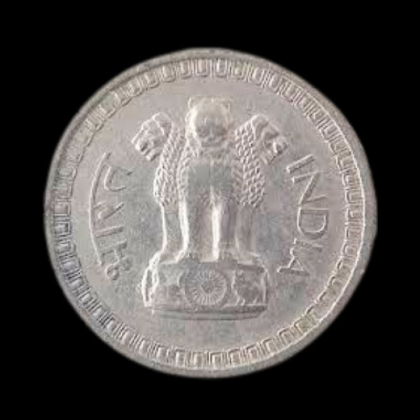 Indian 50 Paise Coin – 1961