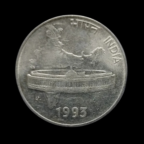 Indian 50 Paise Coin – 1993