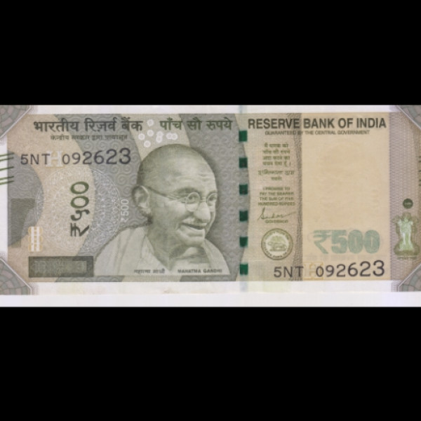 500 Indian Currency Note Mahatma Gandhi Series (Red Fort – Swachh Bharat) Shaktikant Das 2024