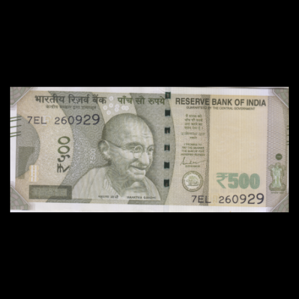 500 Indian Rupee Note Mahatma Gandhi New Series Shaktikant Das(Brithday Note)