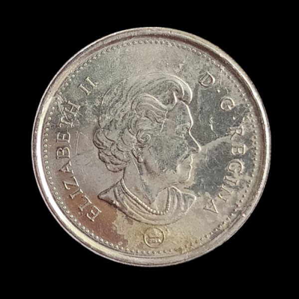 Elizabeth II D·G·Regina Five Cent Coin – 2007 Canada