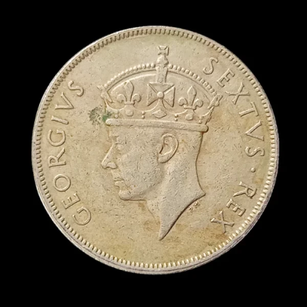 George VI King Emperor One Shilling Coin – 1948 East Africa