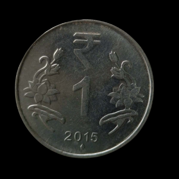India 1 Rupee Coin 2015