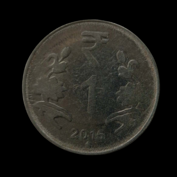 India 1 Rupee Coin 2015