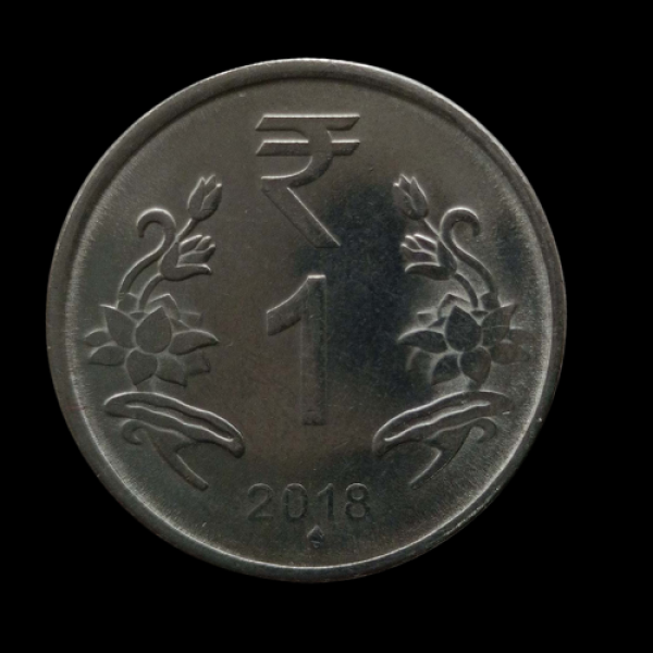 India 1 Rupee Coin 2018