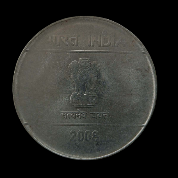 India 2 Hasta Mudra Series Coin 2008