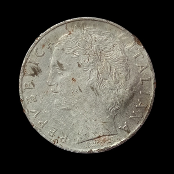 100 Lira Coin Italy 1975