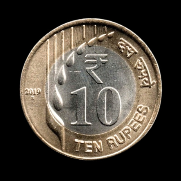 Indian 10 Rupees  Coin -2019