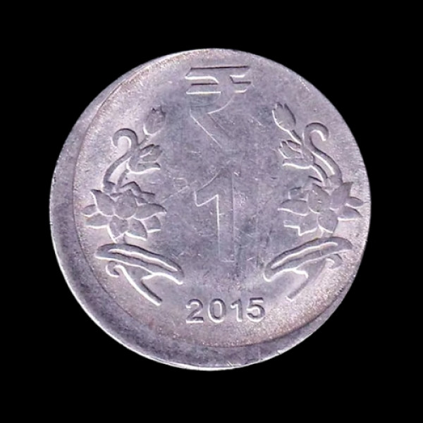 Indian One Rupee Coin - 2015