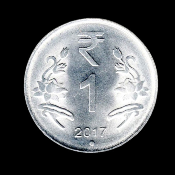 Indian One Rupee Coin - 2017